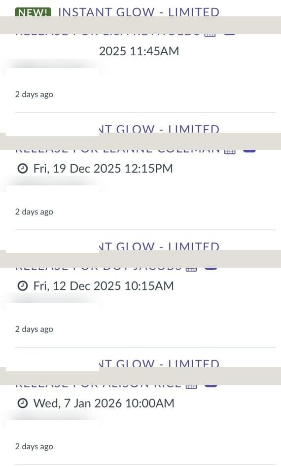 Feed page 3 — Lisa R, Leanne C, Dot J, Alison R
